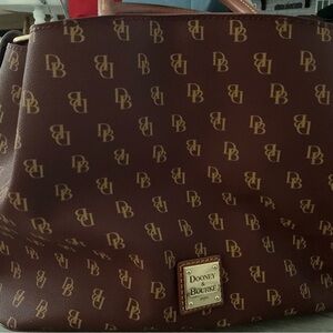 Dooney & Bourke Brown Monogram Tote